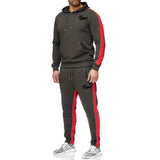 2019 New Brand men crocodile Tracksuit hoodie+sweatpants chandal hombre men thermal jogging homme Sportswear Fleece Thick Suit